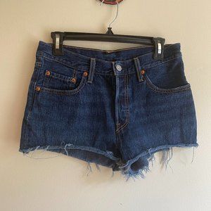 Levi's 501 Denim Cut Off Shorts